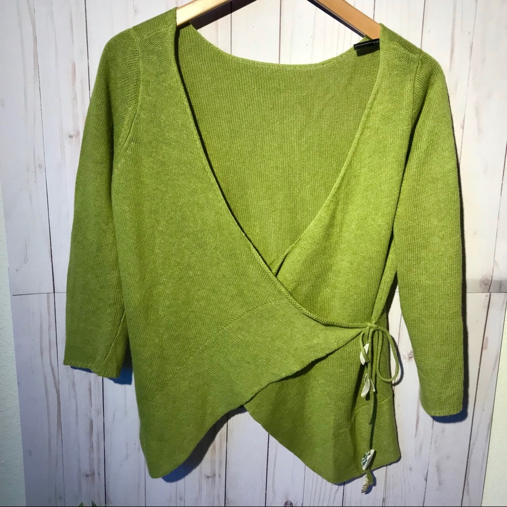 Isda & co wrap cardigan